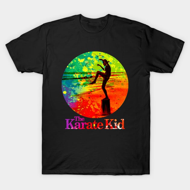 Watercolor Karate Kid T-Shirt by BLACKLEAF